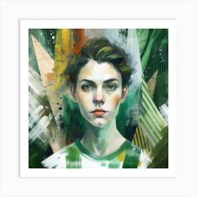 Portrait Of A Girl Art Print