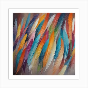 Feathers 7 Art Print