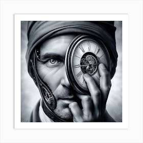 Clockwork Man Art Print