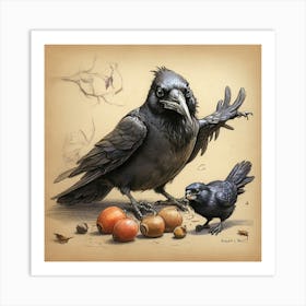 Crows 16 Art Print