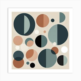 Abstract Circles 11 Art Print