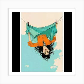 Hanging By A Thread Art Print