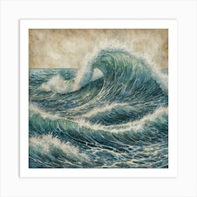 Ocean Wave Art Print