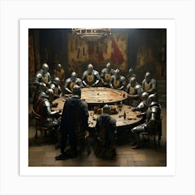 Knights Of The Round Table 1 Art Print