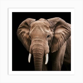 Elephant Tusks 1 Art Print