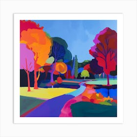 Abstract Park Collection Victoria Park London 2 Art Print