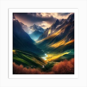 Valley Of The Sun Art Print