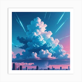 Azure Sky Art Print