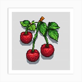 Cherry Branch Art Print