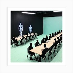 'The Meeting Room' Art Print