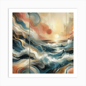 Ocean Waves Art Print