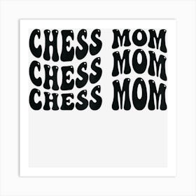 Womens Chess Mom Art Print