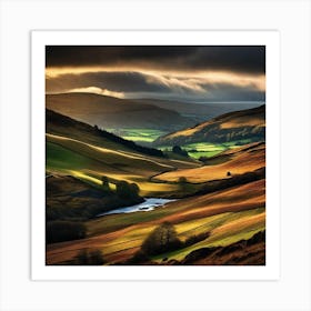 Valleys Of The Dales Art Print