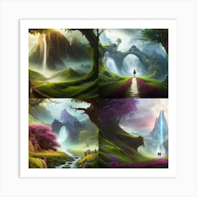 Fantasy Landscapes Art Print