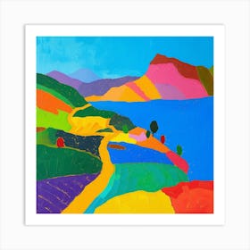 Abstract Travel Collection Lake Titicaca Bolivia Peru 1 Art Print