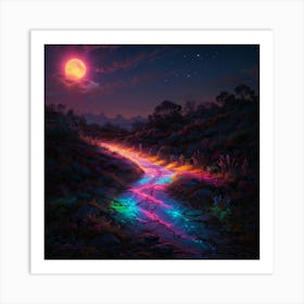 Rainbow Path Art Print