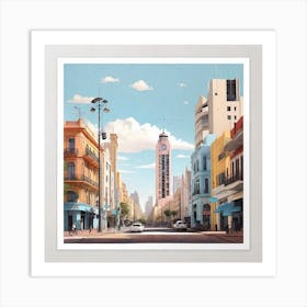 Cityscape Print 1 Art Print