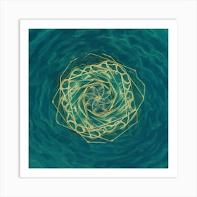 Golden Spiral Harmony Art Print