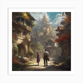 Fantasy Painting 40 Art Print