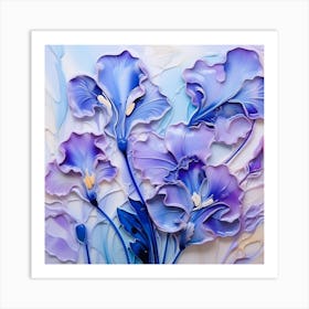 Irises 5 Art Print