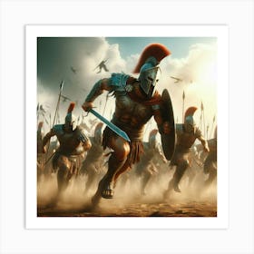 Sparta Warriors Art Print