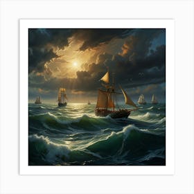 Stormy Sea Art Print