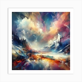 Abstract Painting 18 Art Print