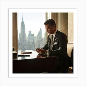 Asian Businessman Art Print