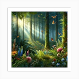 Fairy Forest 6 Art Print
