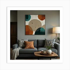 Leonardo Lightning Xl Living Room Wall Art 0 Art Print