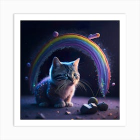 Cat Galaxy (79) Art Print