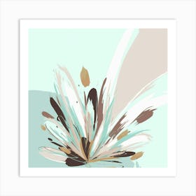 Abstract Flower Painting 2 Art Print