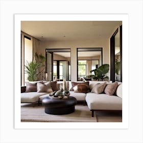 Modern Living Room Art Print