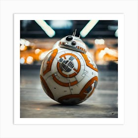 Bb-8 robot Art Print