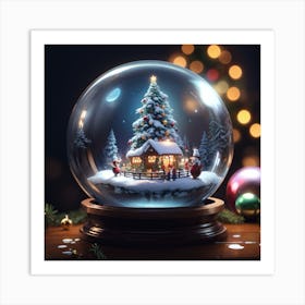 Snow Globe Art Print