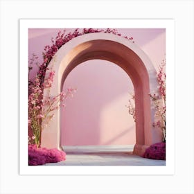 Pink Archway 7 Art Print