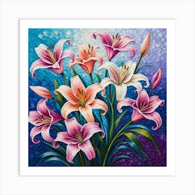 Lily Painting 4 Art Print