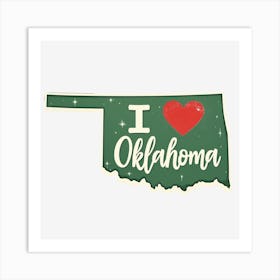 I Love Oklahoma Art Print