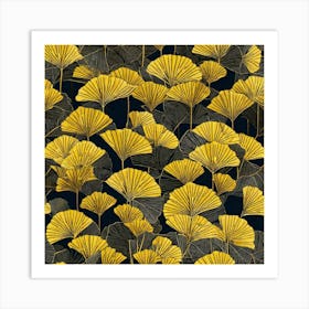 Ginkgo Leaves 4 Art Print