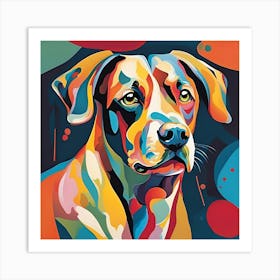 Dog Painting 1 Art Print