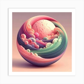 3d Art 9 Art Print