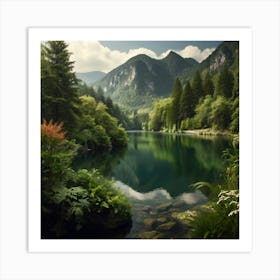 Lake Bled Art Print