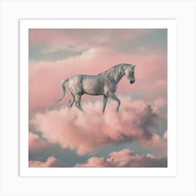 Horse In The Clouds 9 Art Print