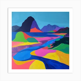 Abstract Travel Collection Galapagos Islands Ecuador 3 Art Print