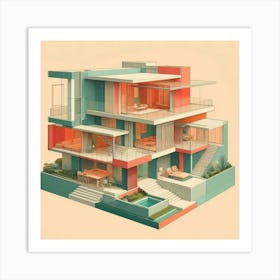 House On Stilts Art Print