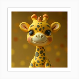 Giraffe 19 Art Print