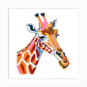 Reticulated Giraffe 03 Art Print