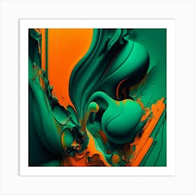 Abstract Painting Poster