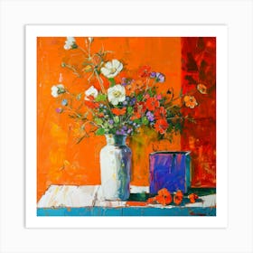 Flowers In A Vase 134 Art Print