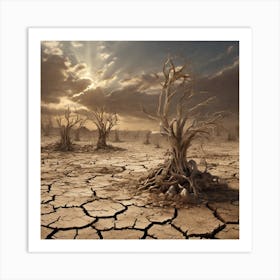 Arid Landscape 12 Art Print